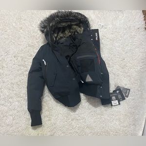 Cordova Bomber Jacket with
Detachable Fur Ruff
